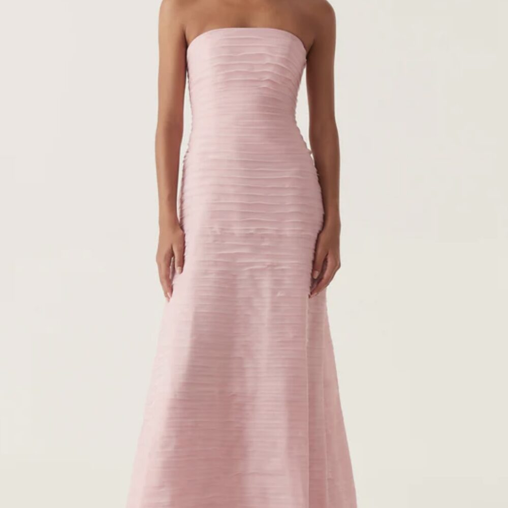 Soundscape Maxi Dress in Chalk Pink