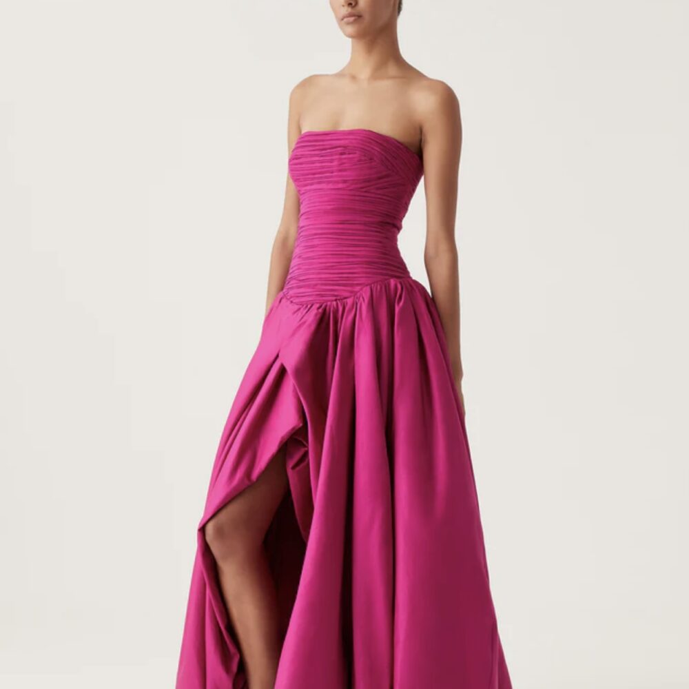 Violette Bubble Hem Maxi Dress