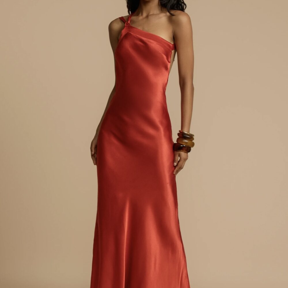 Monique Dress in Rust