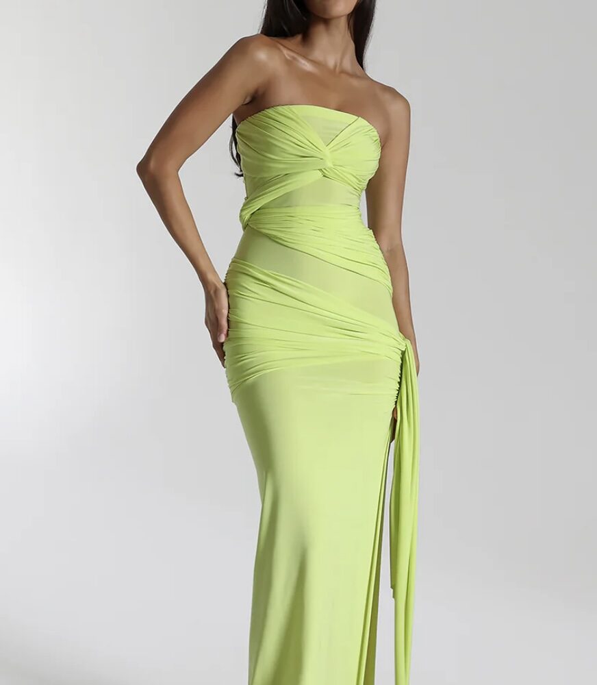 Miranda Dress in Citron