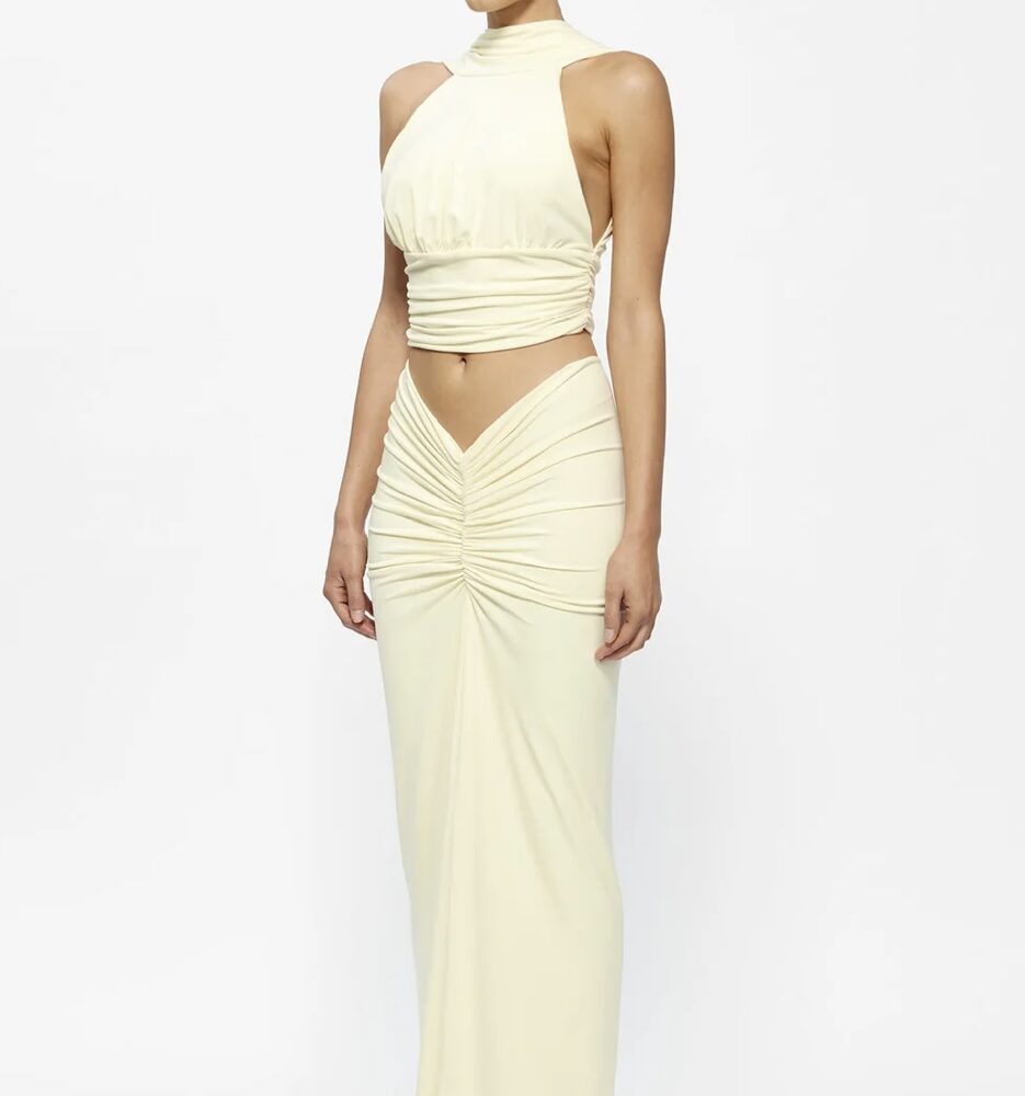 Cassidy Top and Kayson Skirt in Lemon