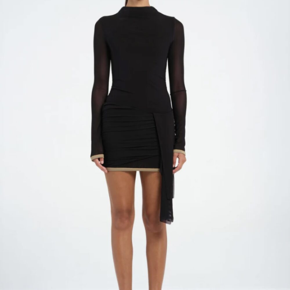 Kingsley Mini Dress in Black
