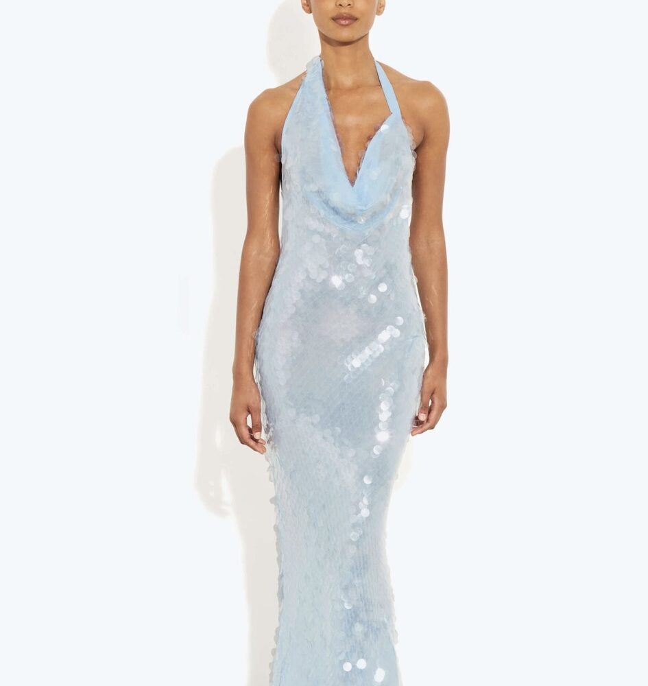 Anais Dress in Cornflower Blue