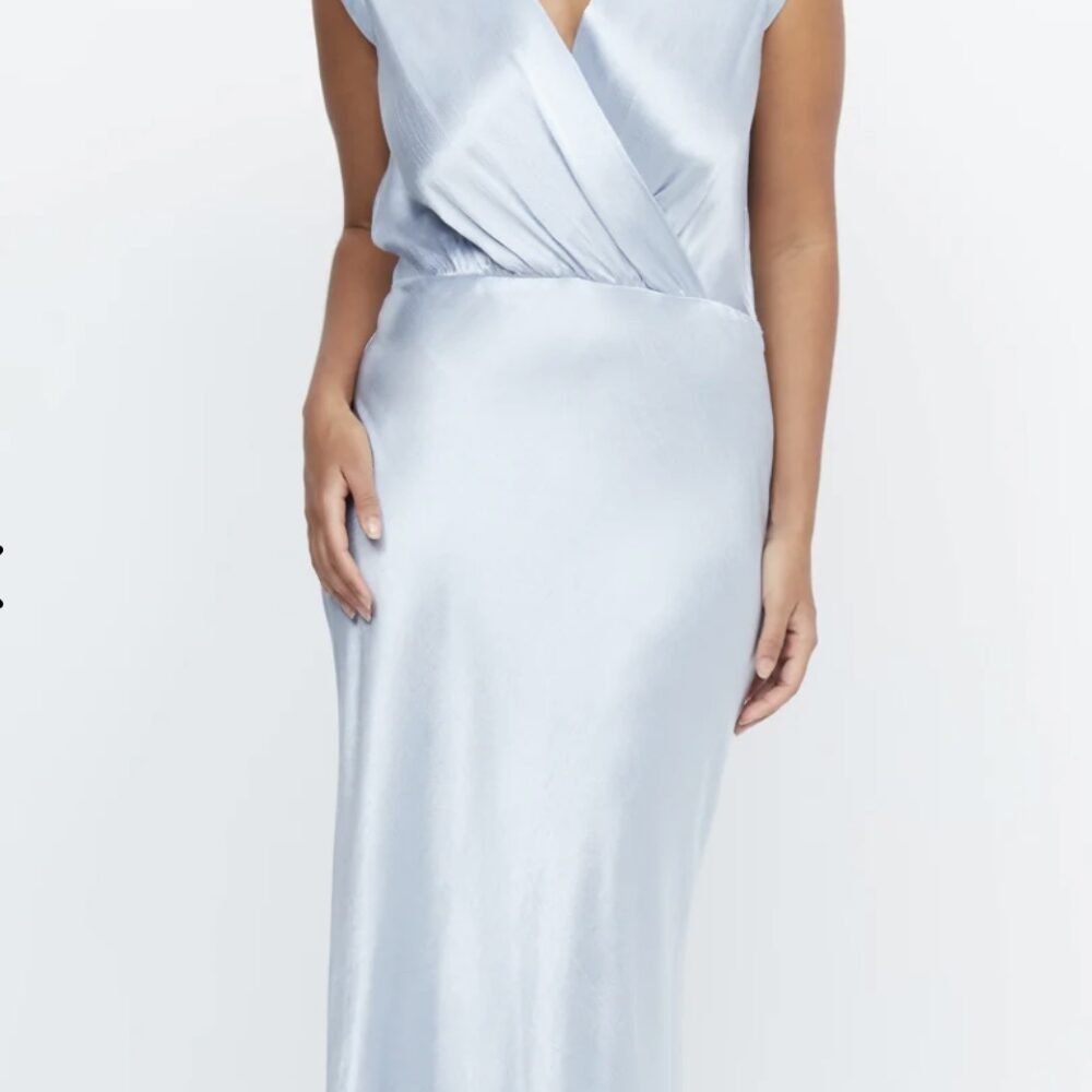 Bec & Bridge - Moon Dance Maxi Dress in Dusty Blue